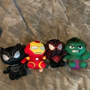 Lot of 4 Ty marvel hero’s
